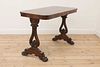 A George IV rosewood centre table,