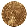 1929 Indian Head Gold $2.50 Quarter Eagle Coin