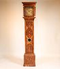 William Mary Seaweed Marquetry Tall Case Clock