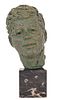 Bronzed Terracotta Bust of JFK