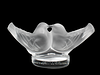 Lalique "Kissing Doves" Crystal Paperweight