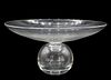 Steuben Glass Bowl, Marked on Base w. Initials