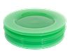 Set of (8) Steuben Green Jade Plates