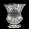 Steuben Footed Vase w Wide Flaring Rim, #8529