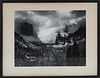 Ansel Adams Signed Photo, "Clearing Winter Storm"