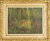 Signed 20th c Japanese Oil Painting