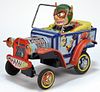 Marx Nutty Mads Car Tin Battery Operated Toy