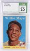 1958 Topps Baseball Willie Mays #5 CSG 5.5 Card