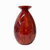 Boch Freres Oxblood Red Glazed Porcelain Vase