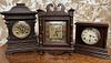 Three Mantle Clocks