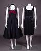 TWO CEIL CHAPMAN COCKTAIL DRESSES, AMERICA, 1950-1960s