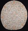 ELABORATELY EMBROIDERED TABLE COVERING, PORTUGUESE