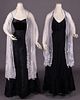 TWO LACE STOLES, LATE 19TH C