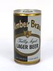 1968 Amber Brau Lager Beer 12oz Tab Top Can T33-17, Los Angeles, California