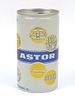 1972 Astor Beer 12oz Tab Top Can T35-40, Wilkes-Barre, Pennsylvania