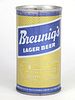1974 Breunig's Lager Beer 12oz Tab Top Can T45-16, Eau Claire, Wisconsin