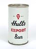 1967 Hull's Export Beer 12oz Tab Top Can T78-14N, New Haven, Connecticut
