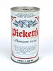 1973 Pickett's Premium Beer 12oz Tab Top Can T108-31, Dubuque, Iowa