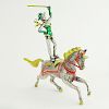 Tiffany & Co. Sterling and Enamel Circus Figure "Horse Rider"