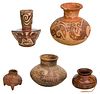 Pre-Columbian Style Central America Pottery Assortment