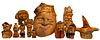 Carved Wood Gnome Figure Assortment