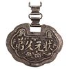 Antique Chinese Silver Amulet