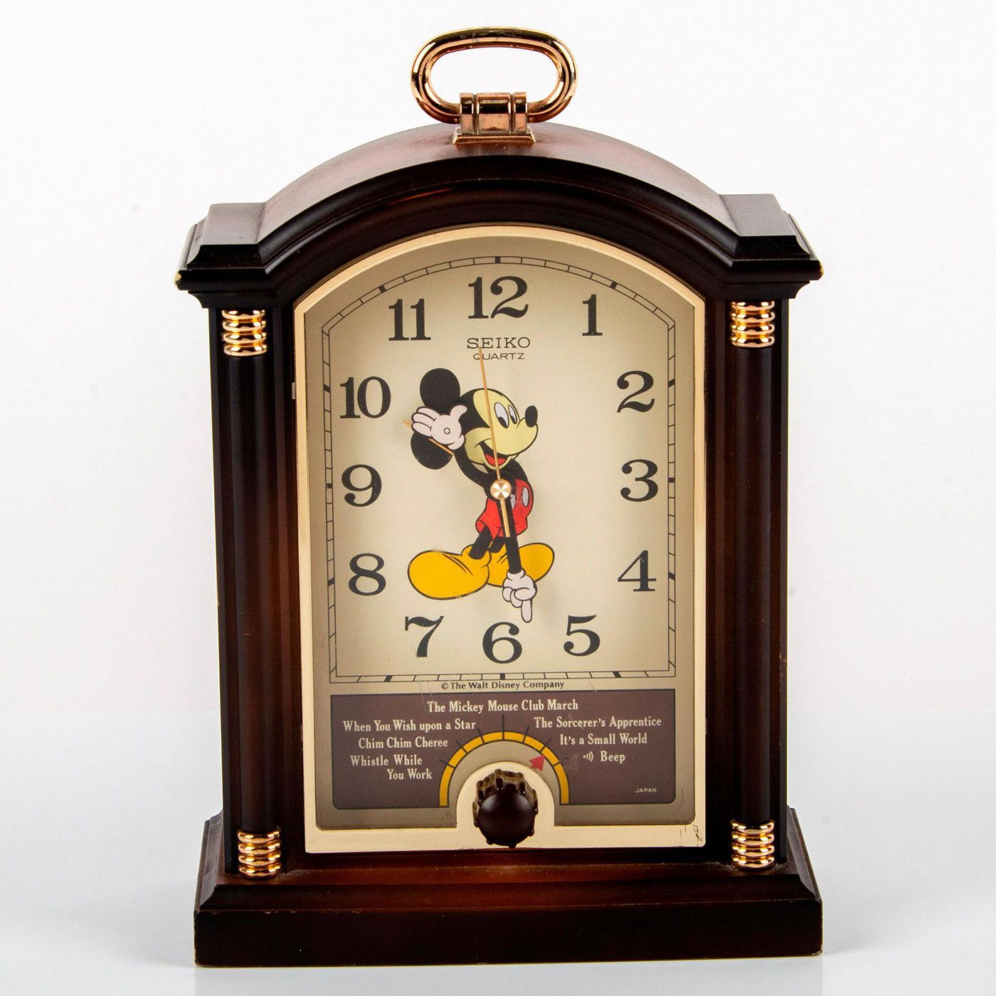 Seiko Quartz Disney Mickey Mouse Musical Alarm Clock sold at auction on  19th July | Bidsquare