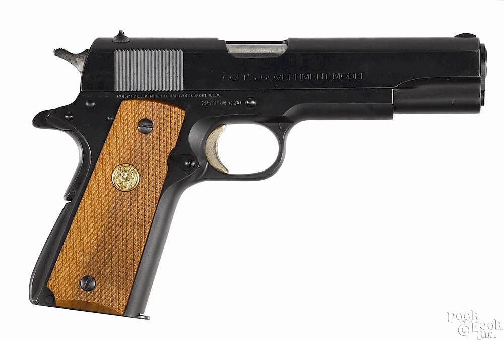 Colt Mark IV Series 70 Government model semi-automatic pistol, .45