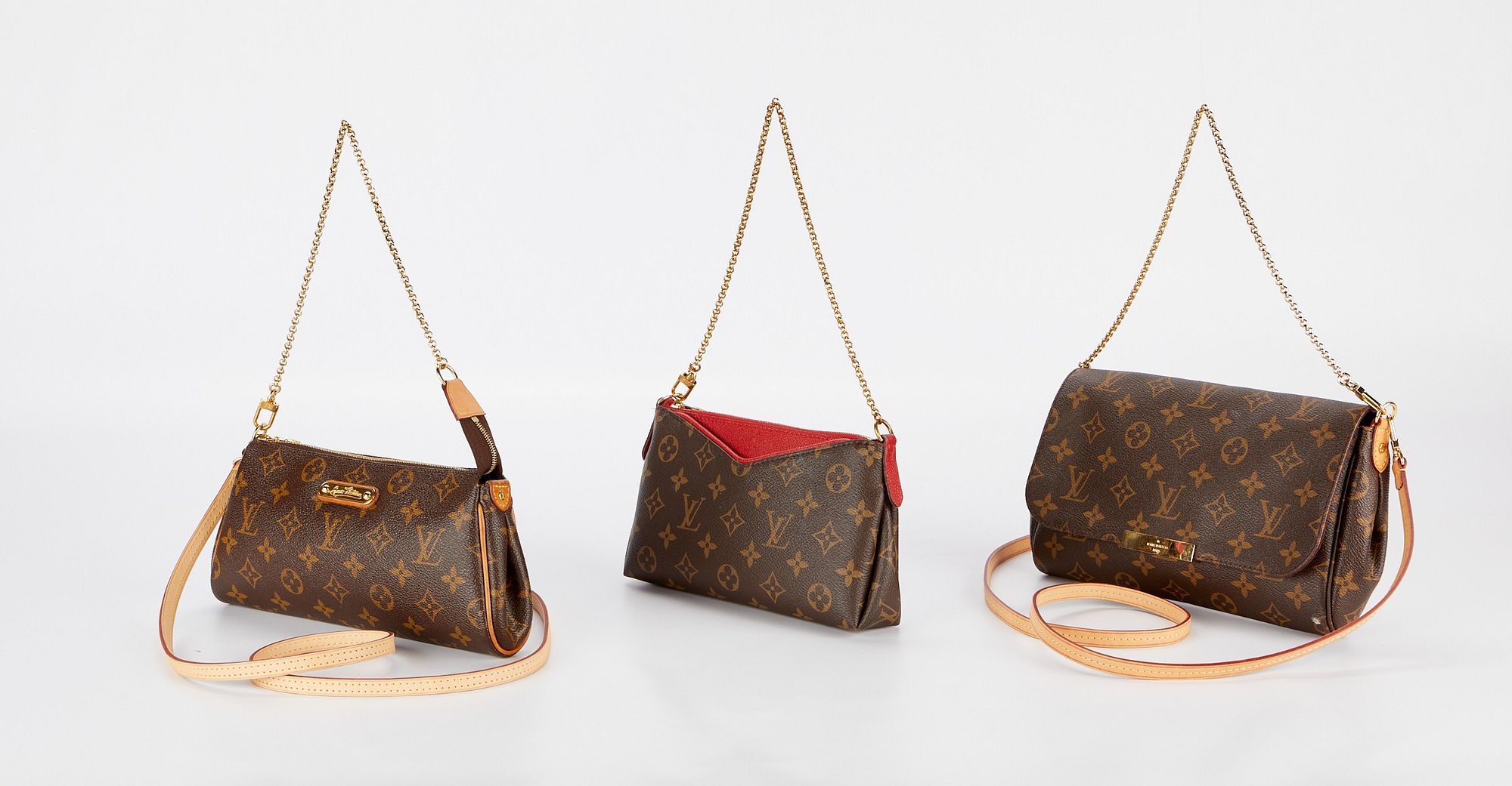Group of 3 Louis Vuitton Clutches sold at auction on 16th May