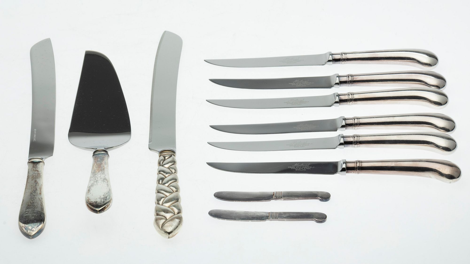 Sold at Auction: CASE KITCHEN CUTLERY 5 STAINLESS STEEL KNIFE SET