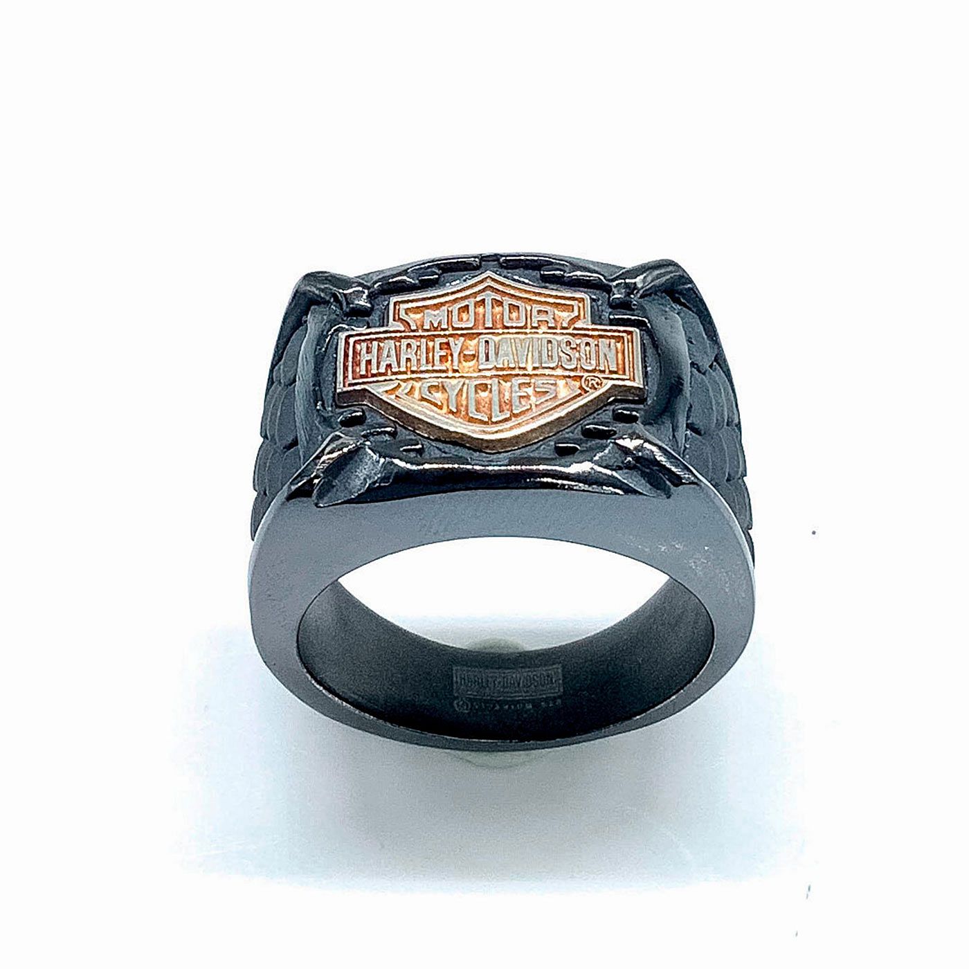 Harley Davidson gold ring – blackyharley.com