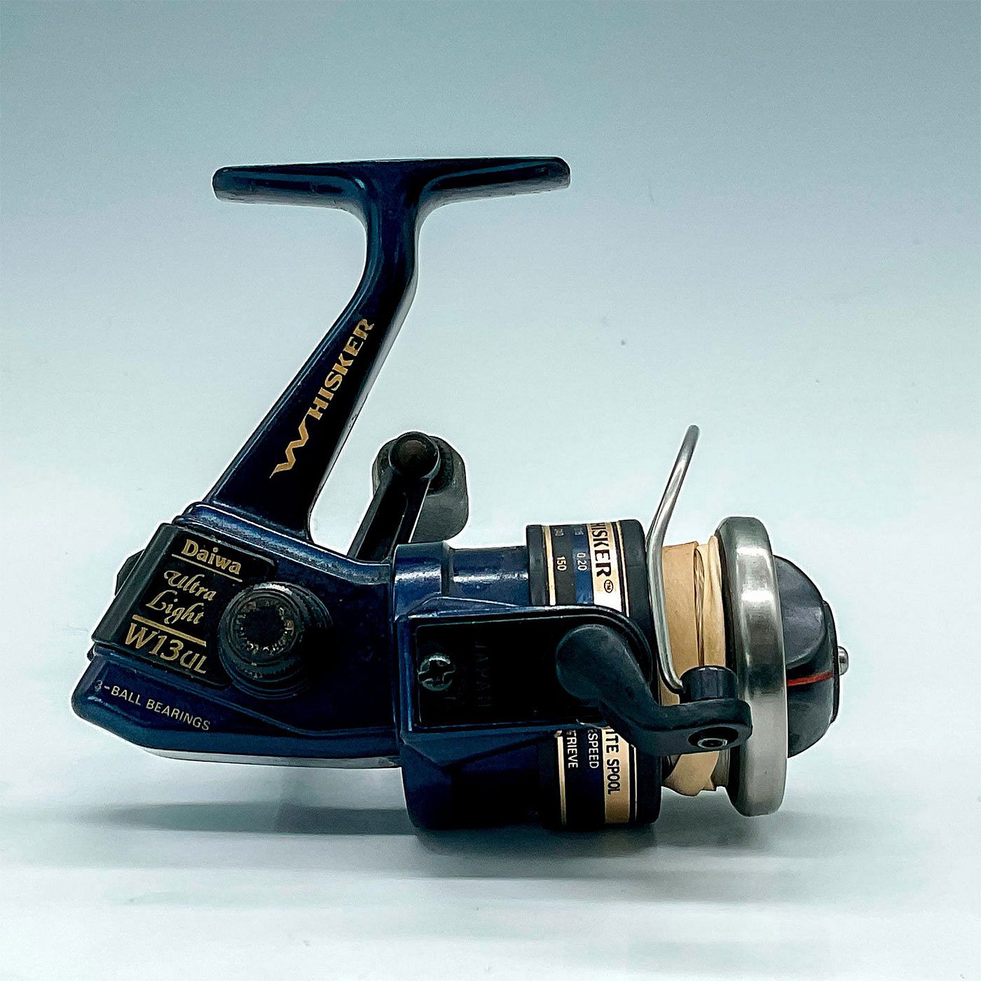 Vintage Daiwa Whisker Ultralight Spinning Reel W13UL sold at auction on 9th  August