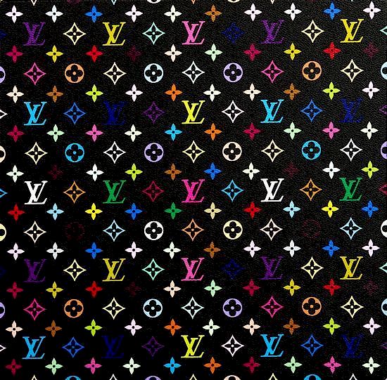 Takashi Murakami, Louis Vuitton Monogram Multicolore - Black (2007)