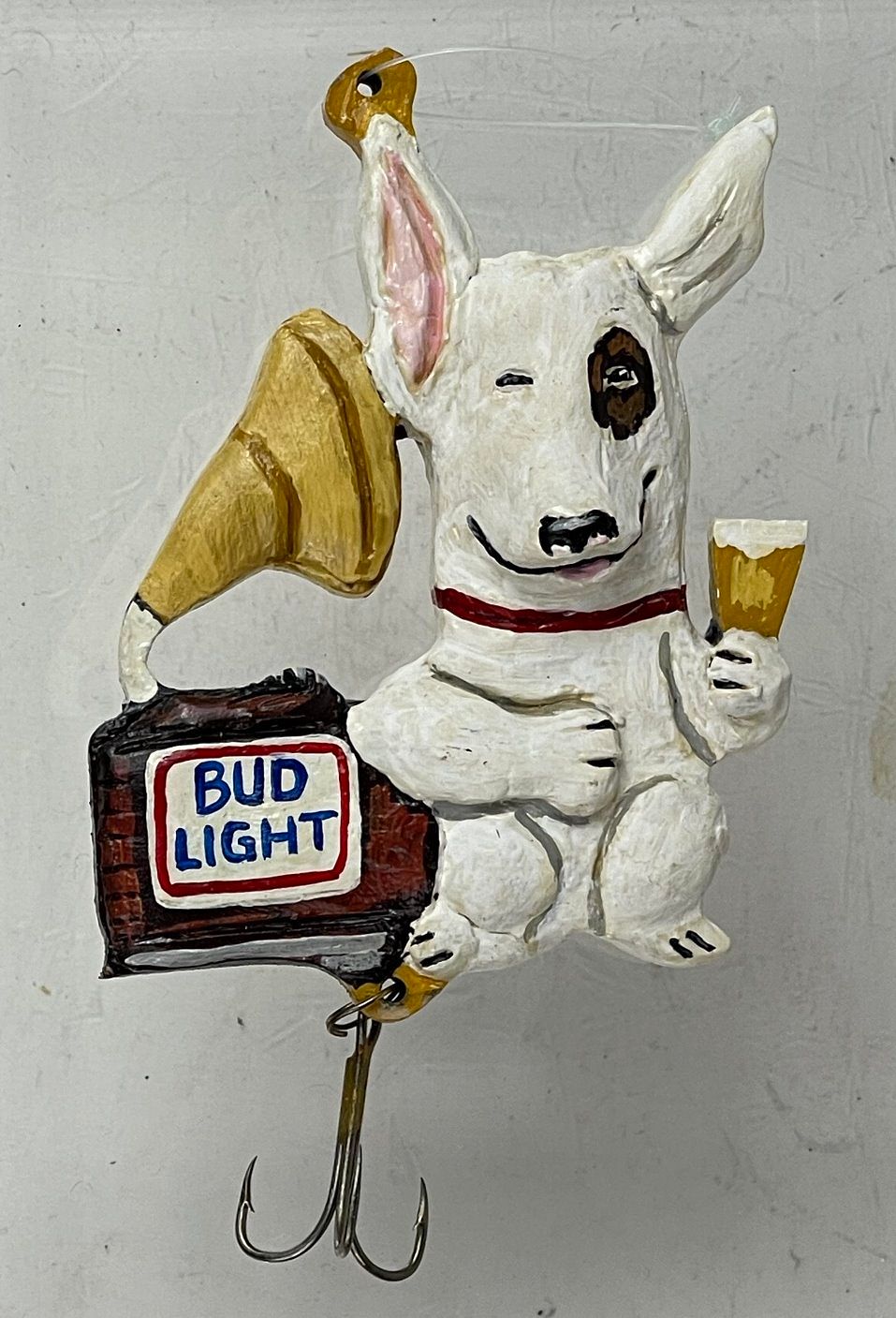 1995 Bud Light Spuds Mackenzie Victrola Fishing Lure Saint Louis Missouri  sold at auction on 12th December