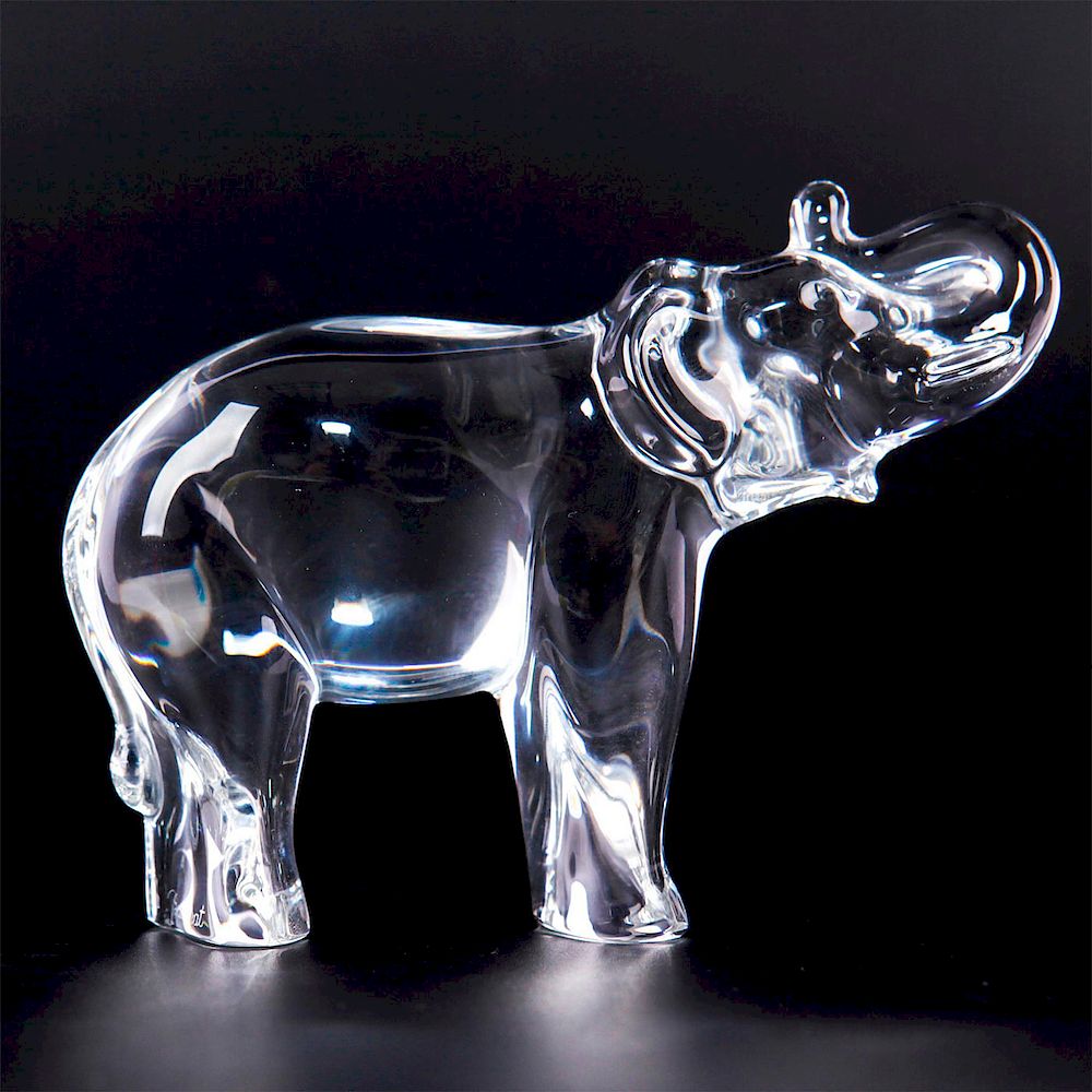 BACCARAT CRYSTAL ANIMAL FIGURINE, ELEPHANT sold at auction on 13th July |  Bidsquare