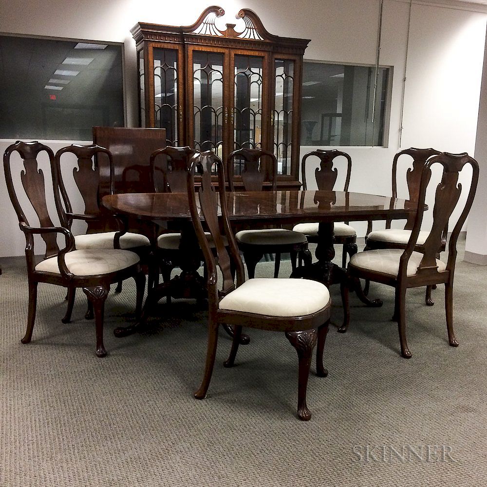 Heirloom Heritage Colonial Style, Colonial Style Dining Table And Chairs