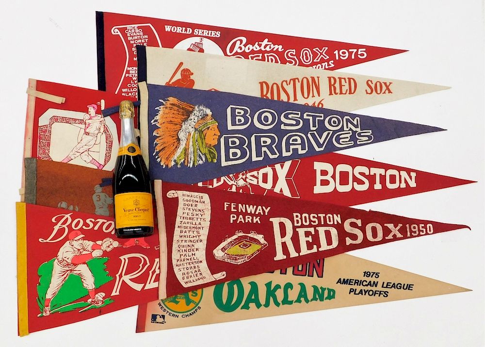 BOSTON RED SOX VINTAGE 1970s MLB BASEBALL PENNANT