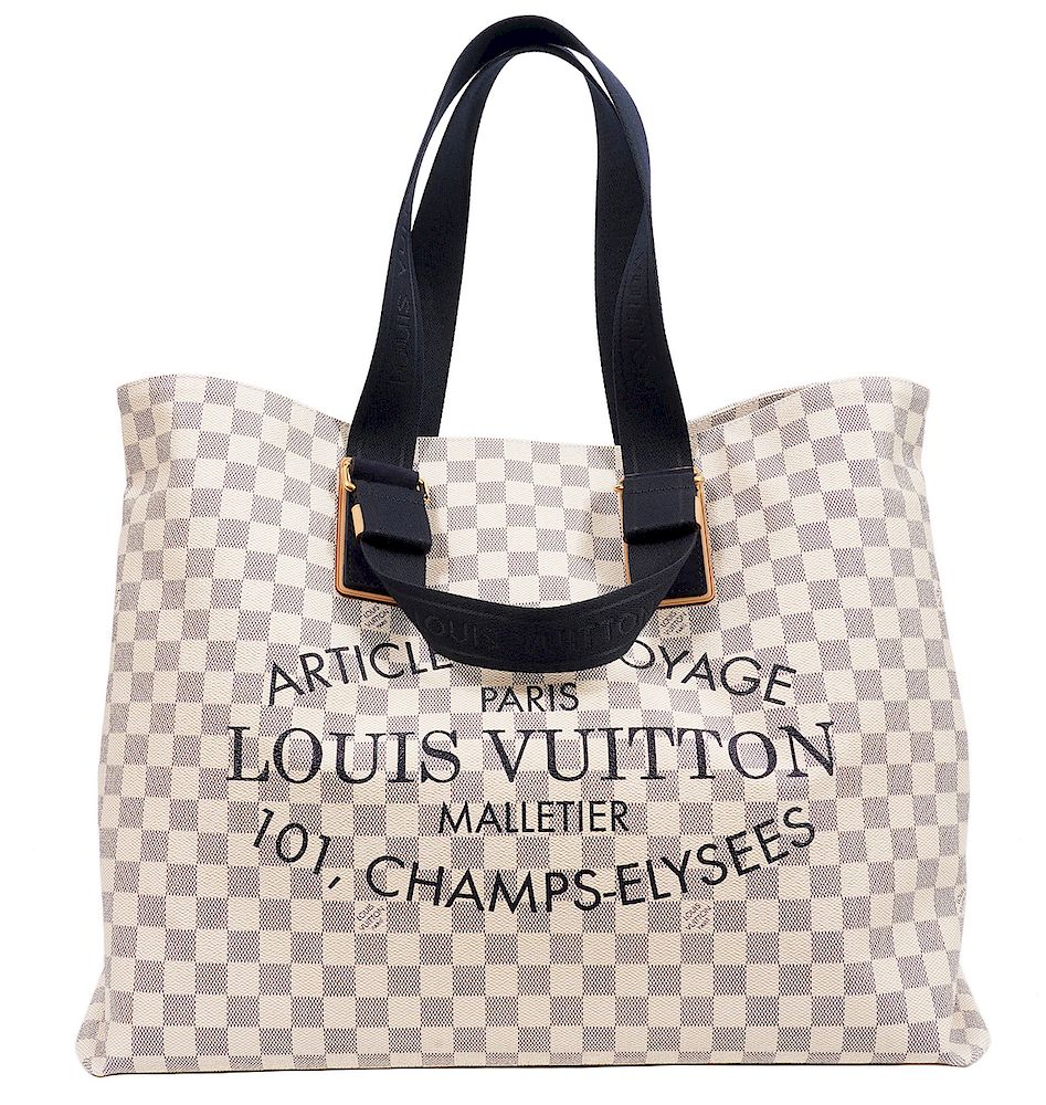 Sold at Auction: Louis Vuitton, Louis Vuitton Damier Azur LV