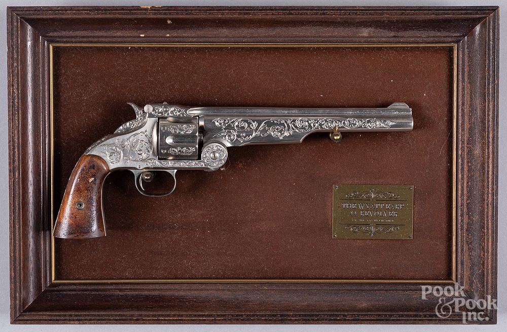 Franklin Mint Wyatt Earp replica .44 revolver sold at auction on 16th  September Bidsquare