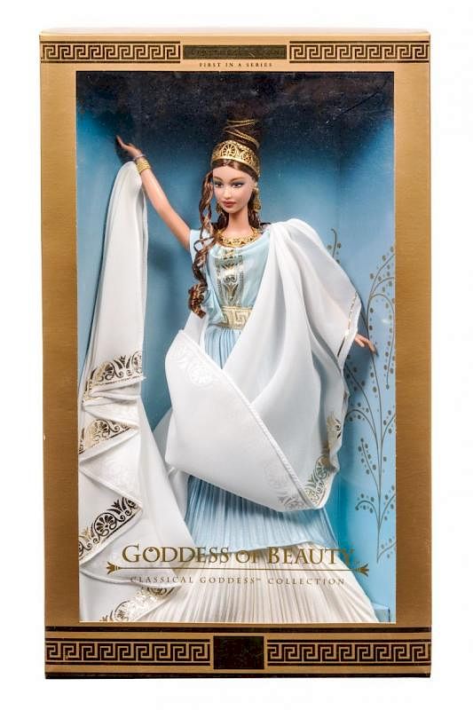 A Limited Edition First in a Series Goddess of Beauty Barbie sold