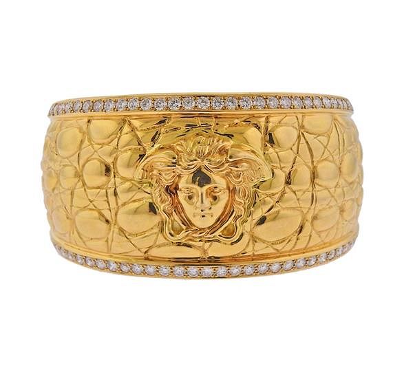Medusa bracelet Versace Gold in Metal  29659714