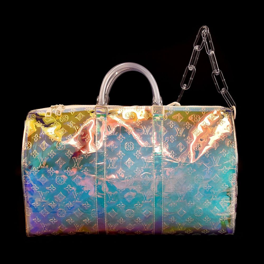 Louis Vuitton 2019 Prism Keepall Bandouliére 50 Duffle Bag at