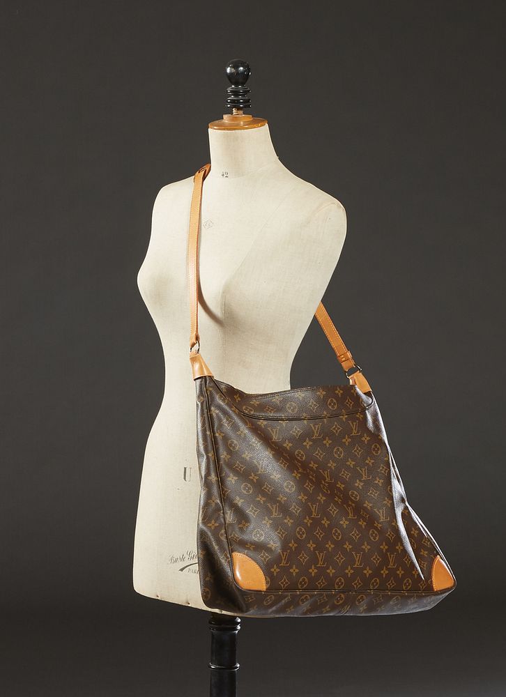 Louis Vuitton Boulogne 50 Shoulder Bag, in brown monogram coated canvas  with vachetta brown handles and golden brass hardware, opening to a brown  canv sold at auction on 18th July